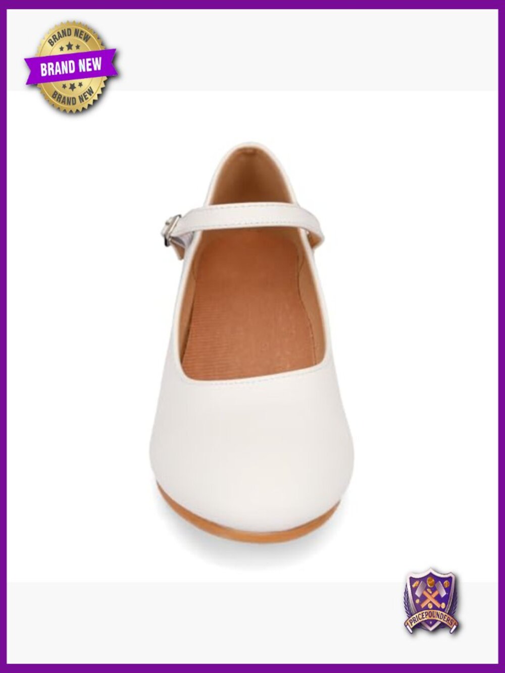 Women's Character Dance Shoes with Adjustable Ankle Strap - Picture 2 of 7